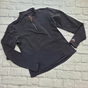 Hot Chillys Salsa Black Performance Jacket Form Fit Chili Pepper Zipper Pull XL